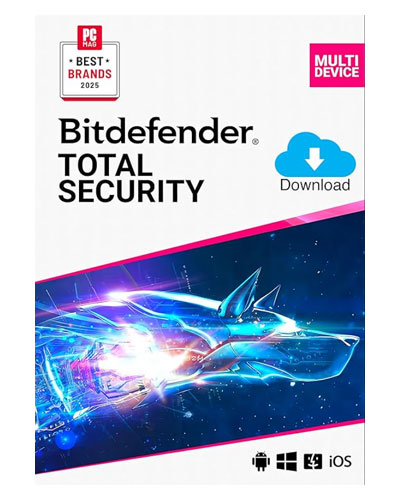 Bitdefender Total Security – 10 Devices | 2 year Subscription | PC/MAC
