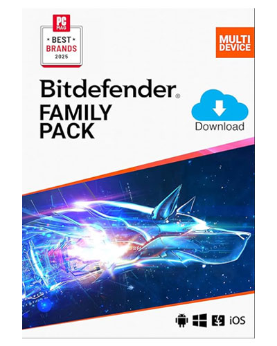Bitdefender Family Pack – 15 Devices | 2 year Subscription | PC/Mac | Activation Code by email