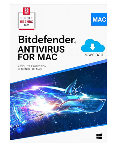 Bitdefender Antivirus for Mac – 1 Device | 1 year Subscription | Mac Activation Code by email