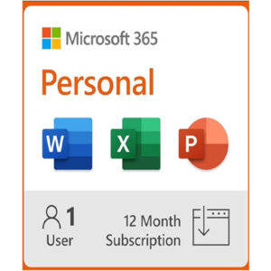 Microsoft 365 Personal | 12-Month Subscription, 1 person | Word, Excel, PowerPoint | 1TB OneDrive cloud storage
