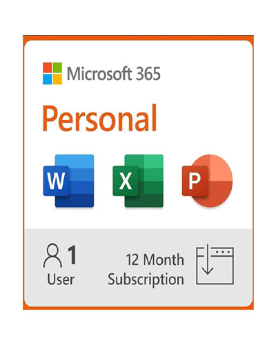 Microsoft 365 Personal | 12-Month Subscription, 1 person | Word, Excel, PowerPoint | 1TB OneDrive cloud storage